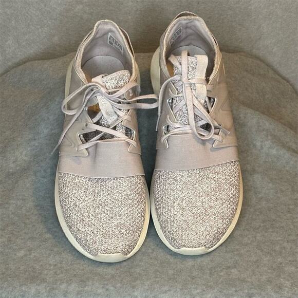 Adidas Women's Sneakers Sz 9.5 Tubular Viral Lavender Purple Knit Athletic Shoes - Picture 3 of 6